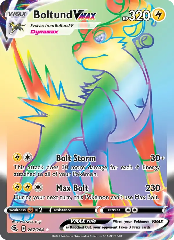 Boltund VMAX #267 — Fusion Strike