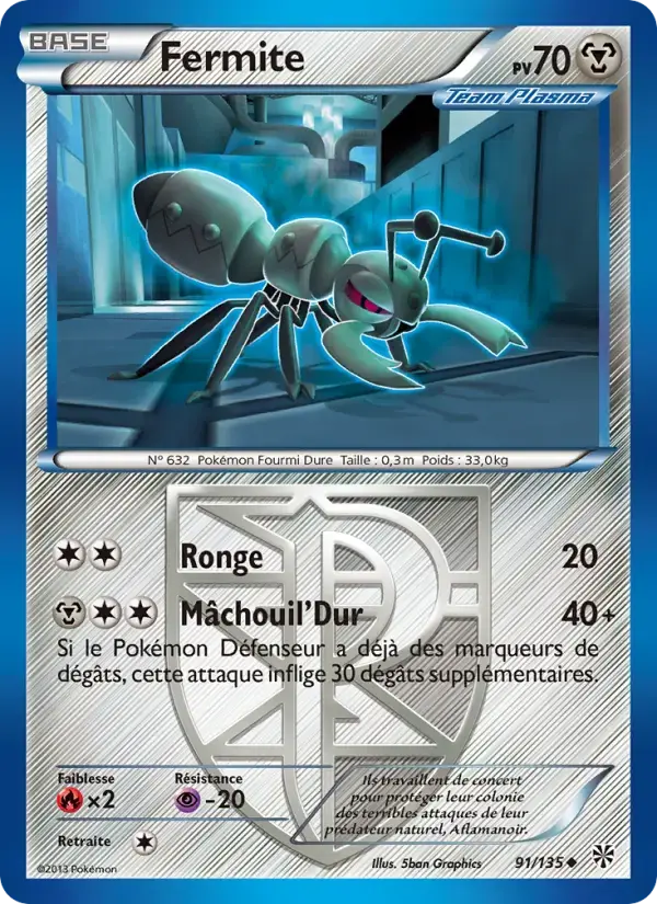 Carte Pokémon Fermite #91 — Tempête Plasma