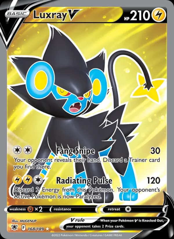 Luxray V #168 — Astral Radiance