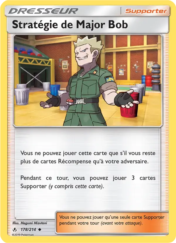 Carte Pokémon Stratégie de Major Bob #178 — Alliance Infaillible