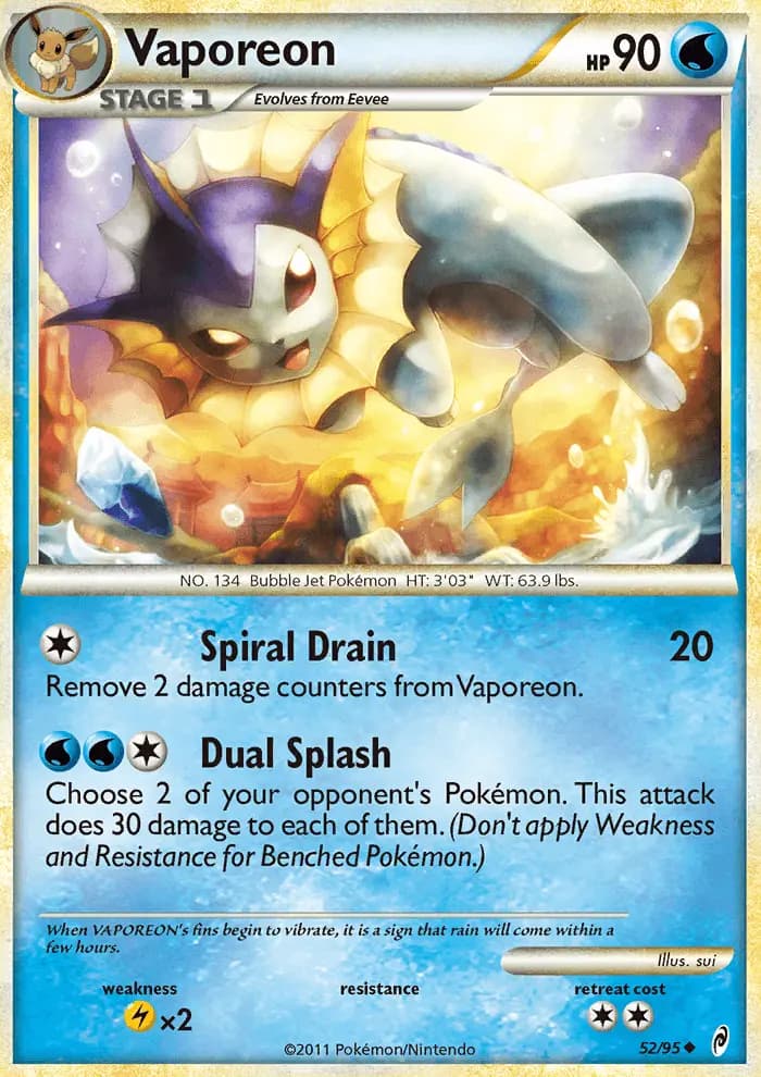 Carte Pokémon Aquali #52 — L'Appel des Légendes