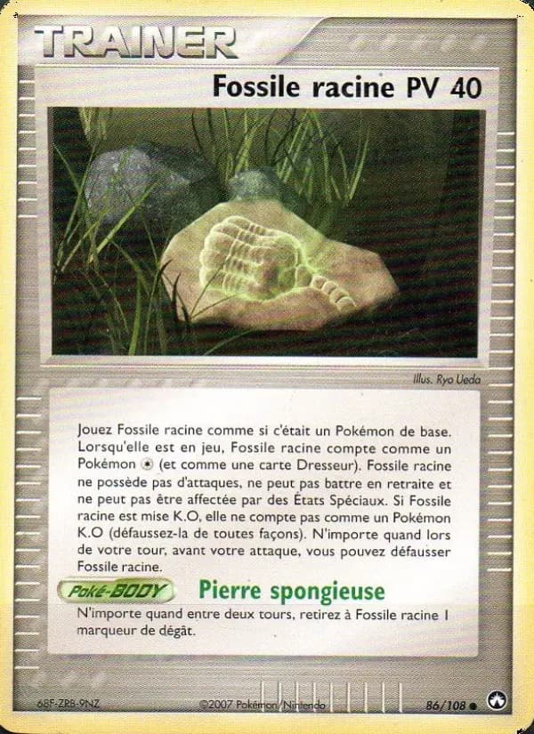 Carte Pokémon Fossile racine #86 — Gardiens du Pouvoir