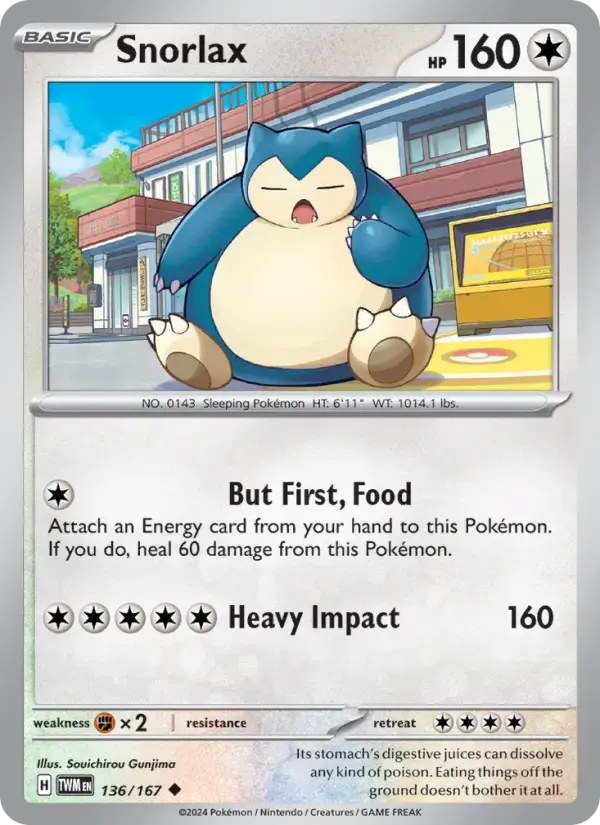 Snorlax #136 — Twilight Masquerade