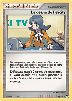 Carte Pokémon Le dessin de Felicity #98 — Duels au Sommet