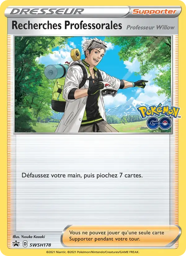 Carte Pokémon Recherches Professorales #SWSH178 — Promos Épée et Bouclier