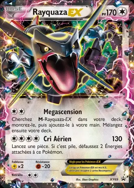 Carte Pokémon Rayquaza-EX #XY69 — Jumbo
