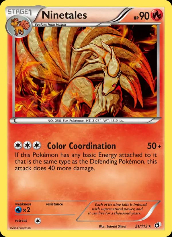 Ninetales #21 — Legendary Treasures