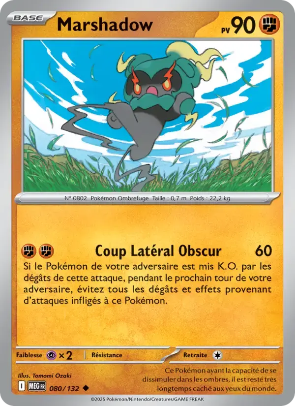 Carte Pokémon Marshadow #080 — Méga-Évolution