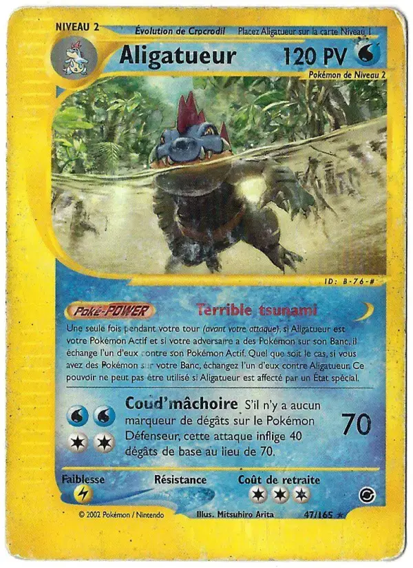 Carte Pokémon Aligatueur #47 — Expédition