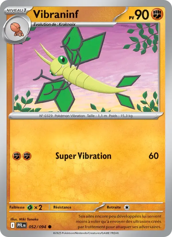 Carte Pokémon Vibraninf #052 — Flammes Fantasmagoriques