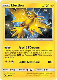 Carte Pokémon Électhor #24 — Destinées Occultes