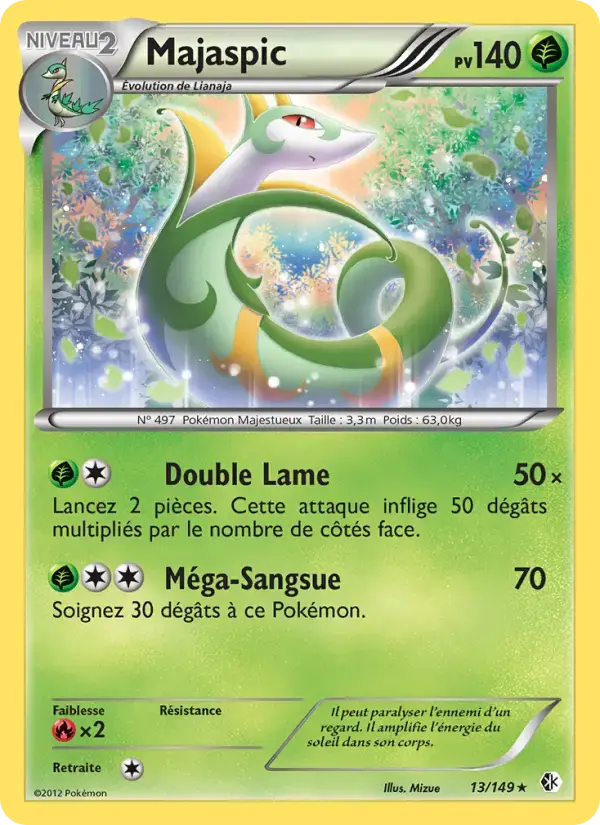 Carte Pokémon Majaspic #13 — Frontières Franchies