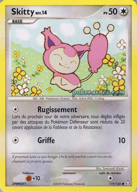 Carte Pokémon Skitty #119 — Éveil des Légendes