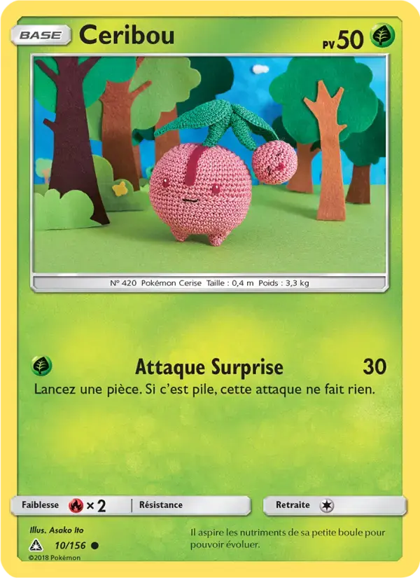 Carte Pokémon Ceribou #10 — Ultra-Prisme