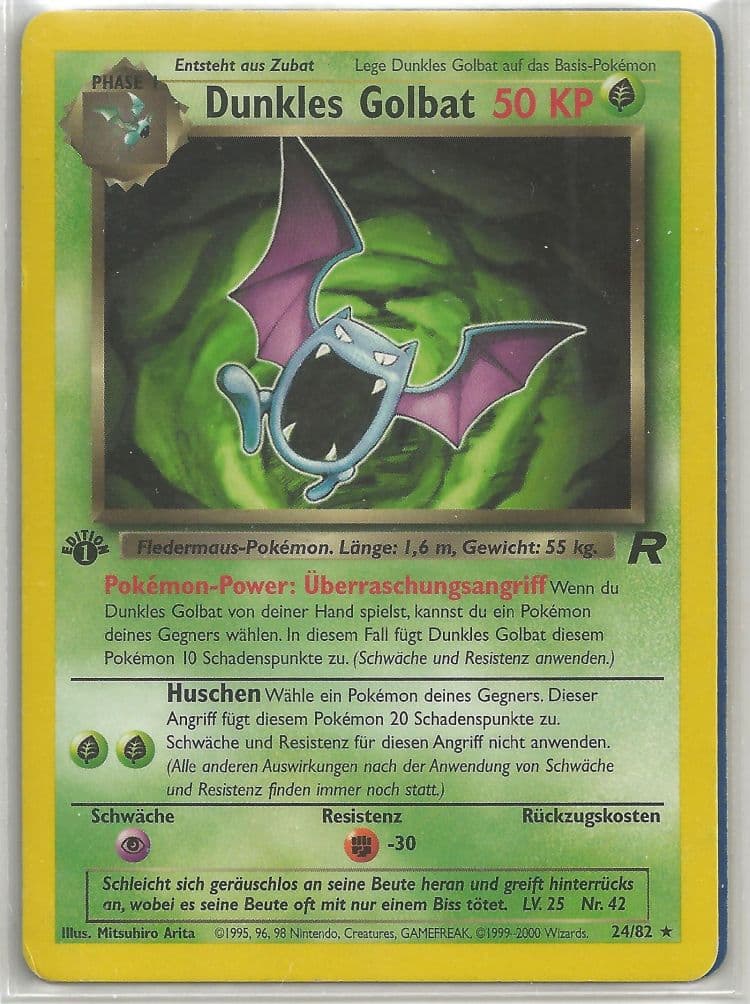 Carte Pokémon Nosferalto obscur #24 — Team Rocket