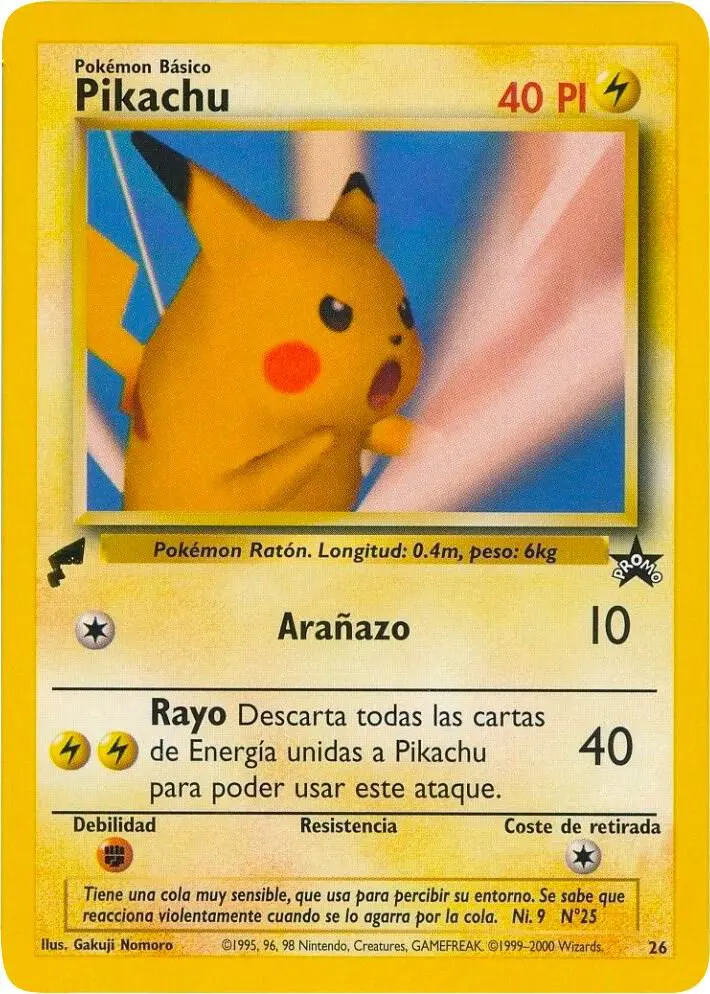 Carte Pokémon Pikachu #26 — Pikachu World Collection