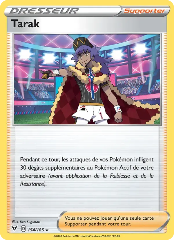 Carte Pokémon Tarak #154 — Voltage Éclatant