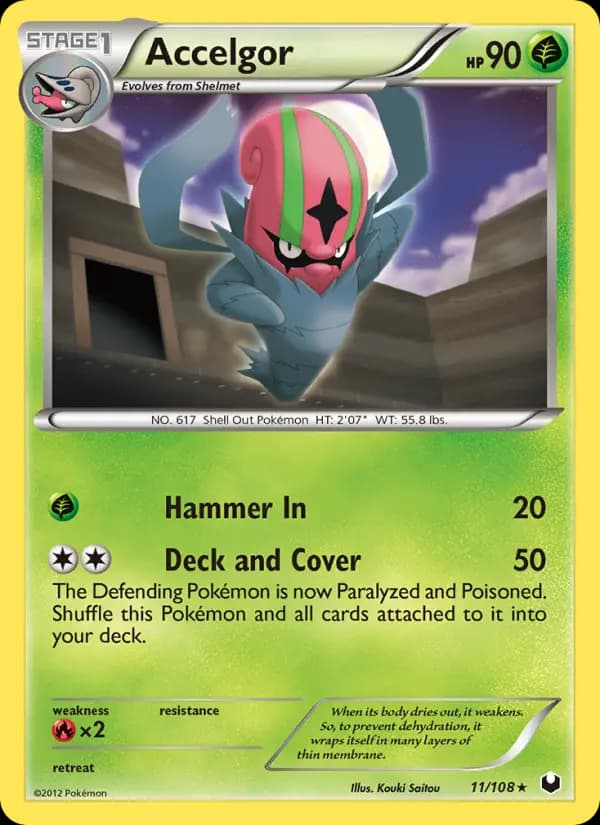 Accelgor #11 — Dark Explorers