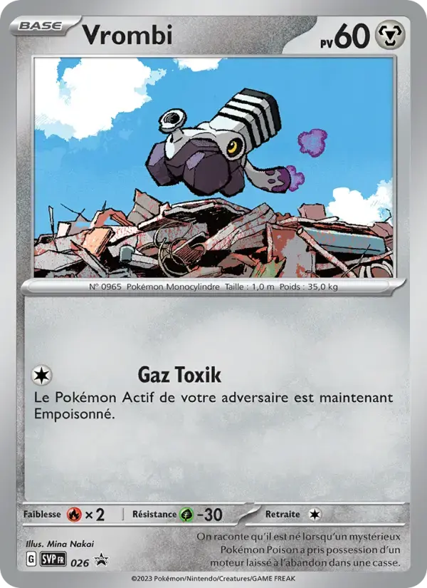 Carte Pokémon Vrombi #026 — Promos Écarlate et Violet