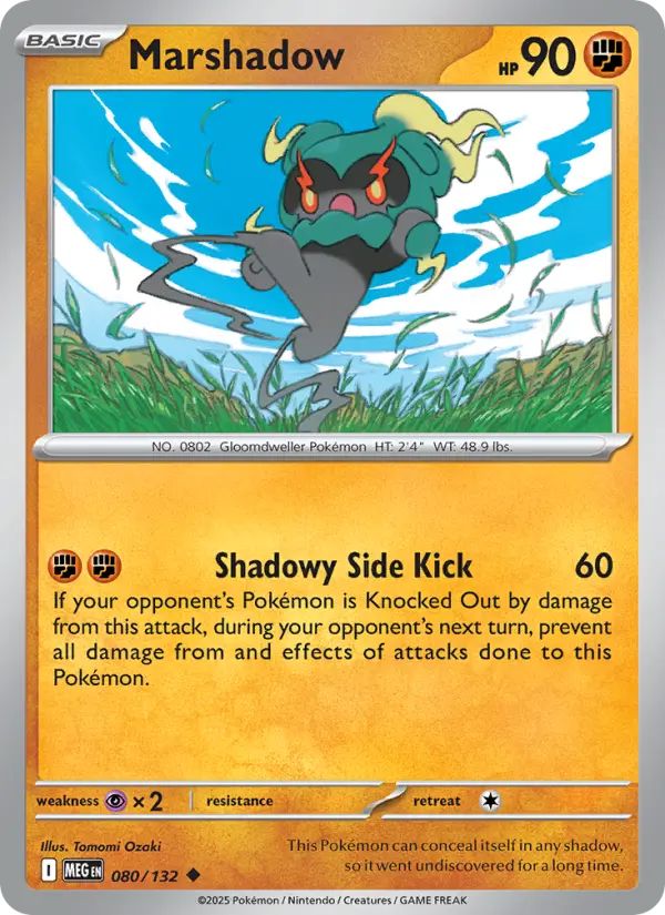 Carte Pokémon Marshadow #080 — Méga-Évolution