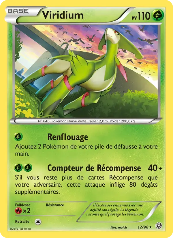 Carte Pokémon Viridium #12 — Origines Antiques