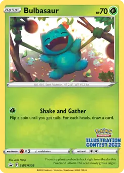 Carte Pokémon Bulbizarre #SWSH303 — Promos Épée et Bouclier