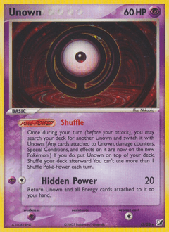 Unown (Z) #O — Unseen Forces