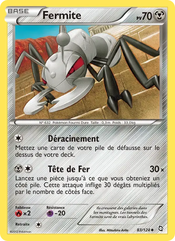 Carte Pokémon Fermite #83 — Dragons Exaltés