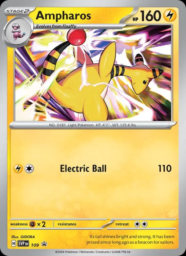 Ampharos #109 — Scarlet & Violet Promos