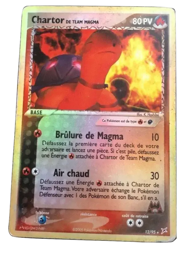 Carte Pokémon Chartor de Team Magma #12 — Team Magma vs Team Aqua
