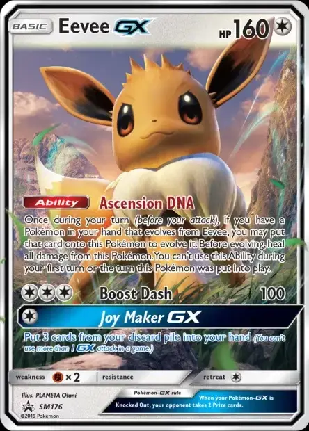 Carte Pokémon Évoli-GX #SM176 — Jumbo