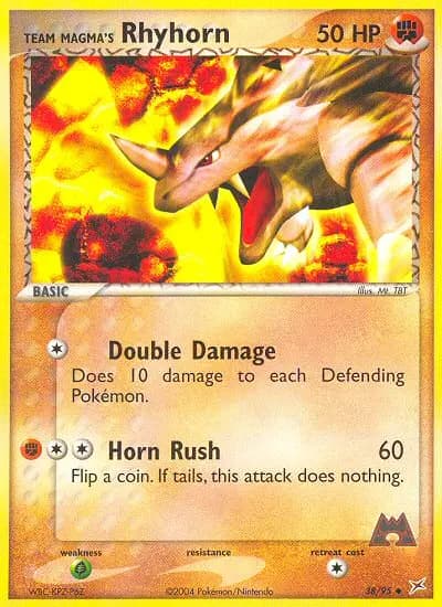 Team Magma's Rhyhorn #38 — Team Magma vs Team Aqua