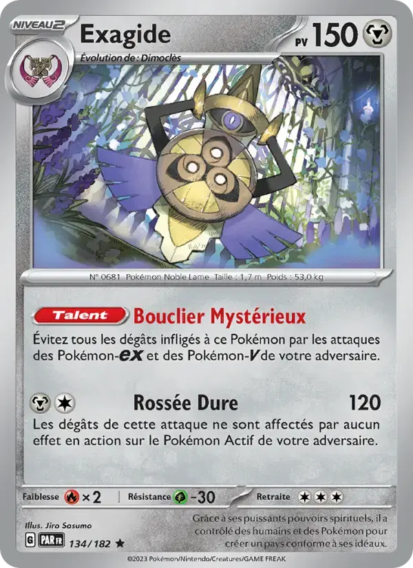 Carte Pokémon Exagide #134 — Faille Paradoxe