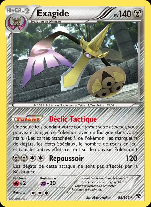 Carte Pokémon Exagide #85 — XY