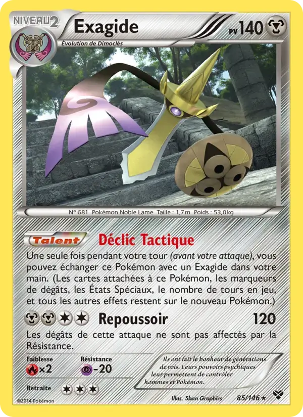 Carte Pokémon Exagide #85 — XY