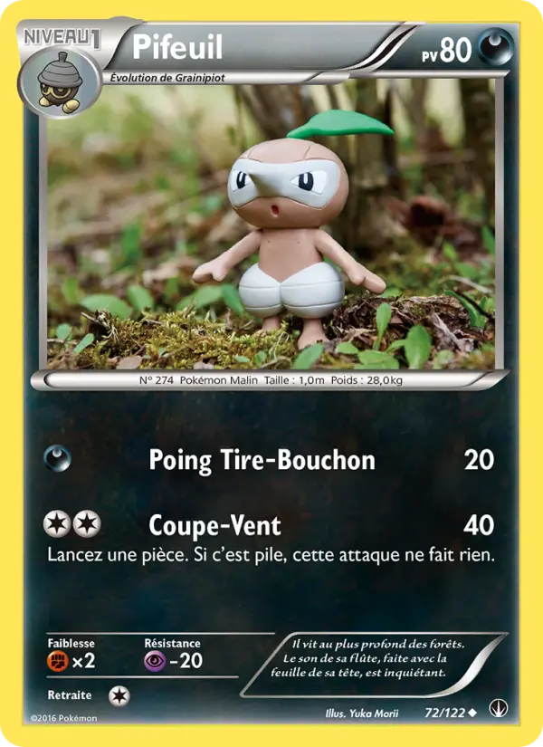 Carte Pokémon Pifeuil #72 — Rupture Turbo