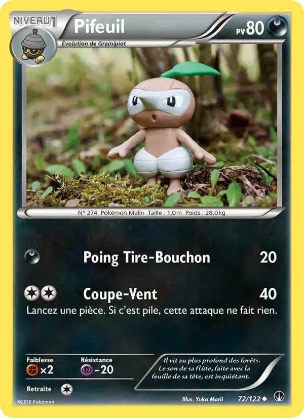 Carte Pokémon Pifeuil #72 — Rupture Turbo