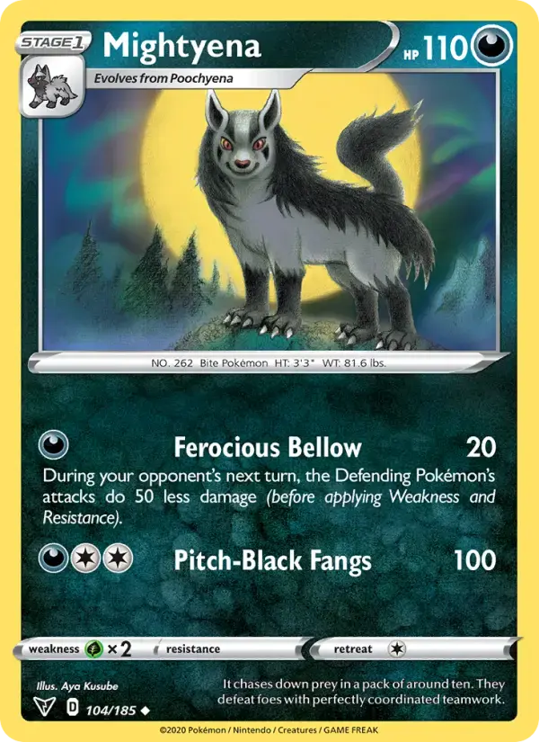 Mightyena #104 — Vivid Voltage