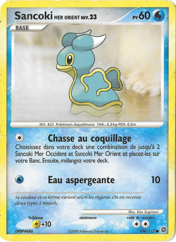 Carte Pokémon Sancoki Mer Orient #106 — Merveilles Secrètes