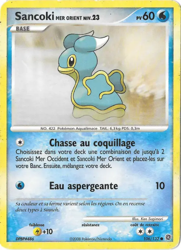 Carte Pokémon Sancoki Mer Orient #106 — Merveilles Secrètes