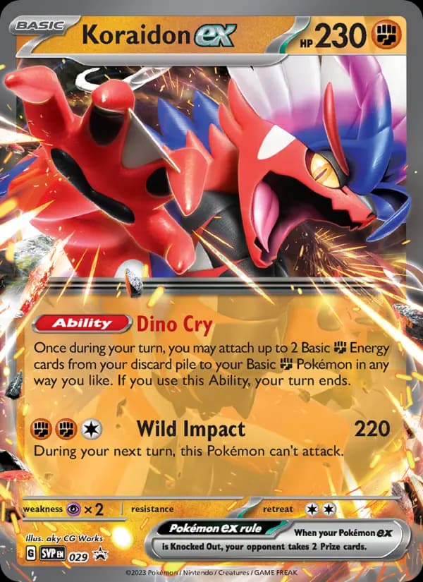 Koraidon ex #029 — Scarlet & Violet Promos
