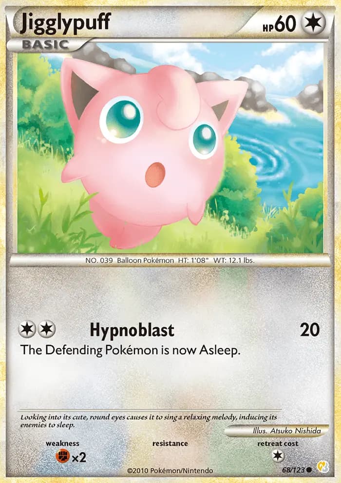 Jigglypuff #68 — HeartGold SoulSilver