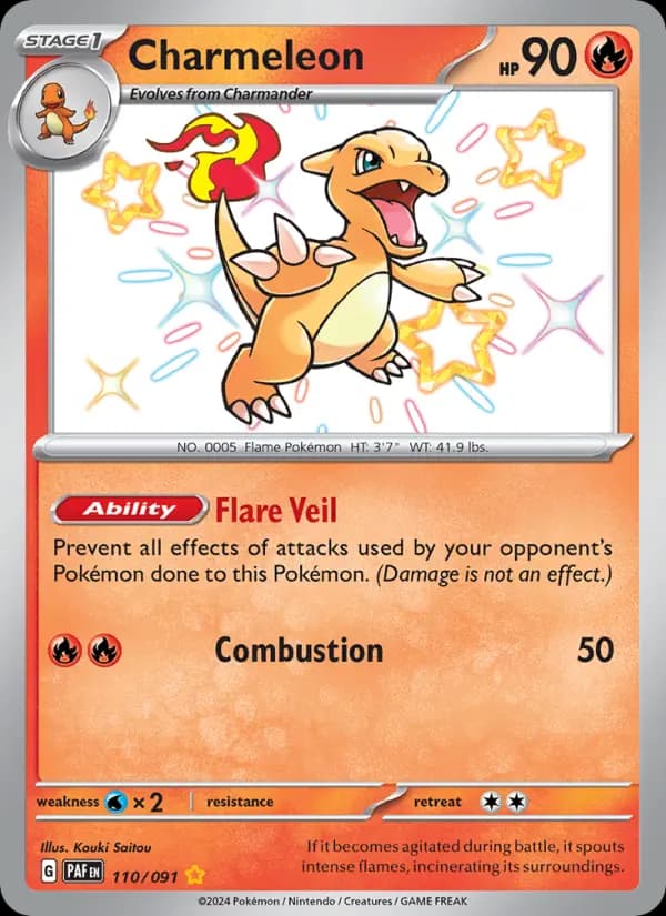 Charmeleon #110 — Paldean Fates