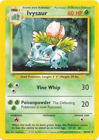 Ivysaur #30 — Base Set