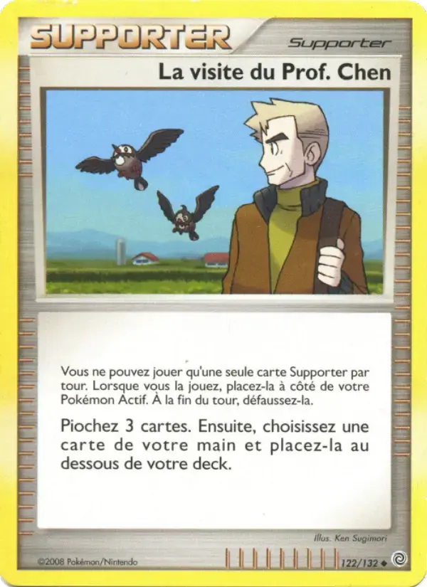 Carte Pokémon La visite du Prof. Chen #122 — Merveilles Secrètes
