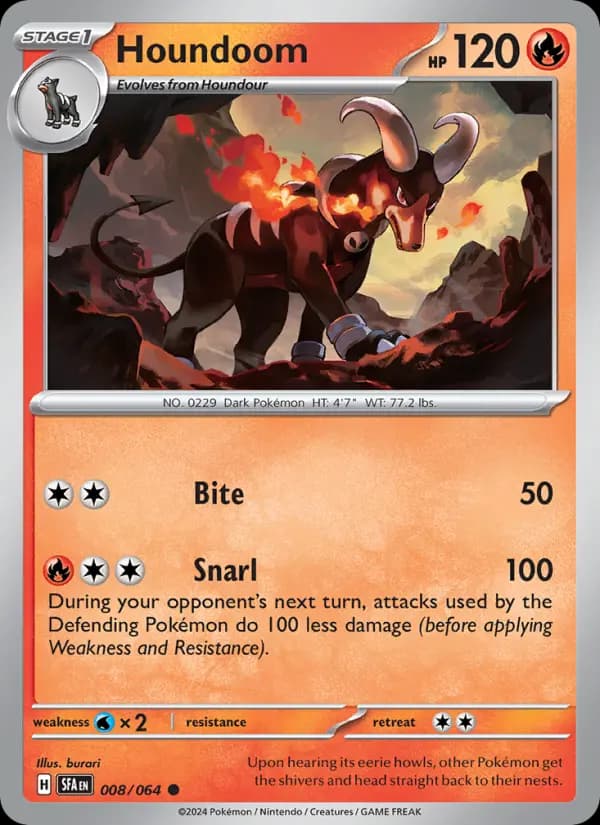 Houndoom #008 — Shrouded Fable