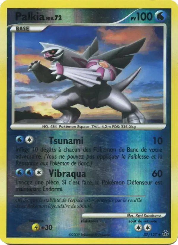 Carte Pokémon Palkia #37 — Platine