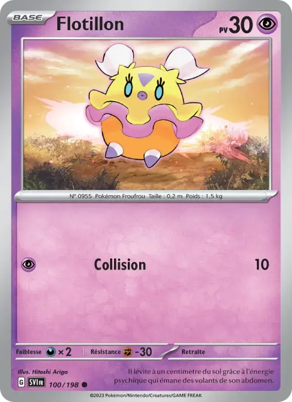 Carte Pokémon Flotillon #100 — Écarlate et Violet