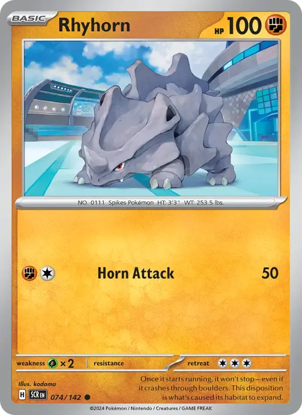 Rhyhorn #074 — Stellar Crown