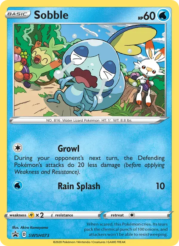 Sobble #SWSH073 — Sword & Shield Promos